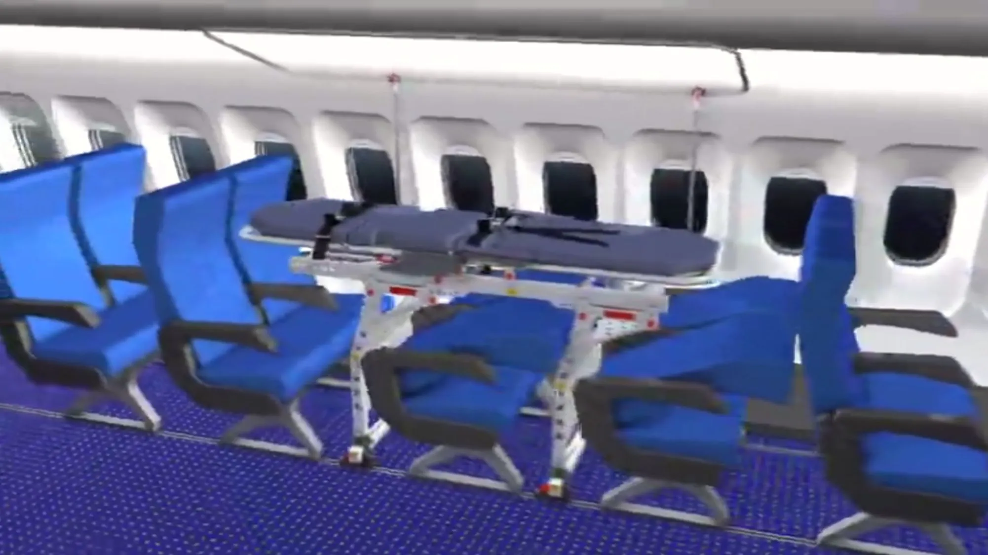 IMAGES Commercial air transport stretcher evolves Runway GirlRunway Girl