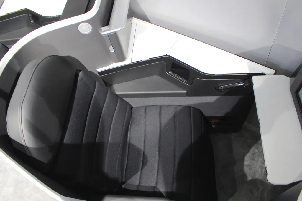 Virgin Australia style implementation of BE Aerospace at AIX 2015 - Image John Walton